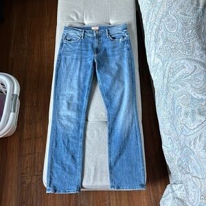 Mother Mid Rise Dazzler Cut and Paste